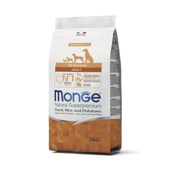 Monge Adult Anatra, Riso e Patate 2,5 kg Monge Adult Anatra, Riso e Patate 2,5 kg